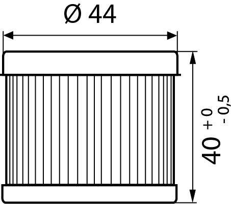 Hi-Q Ölfilter Einsatz OF131 für Suzuki/Hyosung/Kreidler.... von Hi-Q