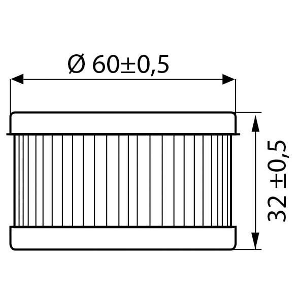 Hi-Q Ölfilter Einsatz OF136 für Suzuki/Beta von Hi-Q