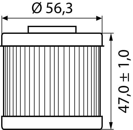 Hi-Q Ölfilter Einsatz OF151 für Aprilia/BMW/Rotax/MZ.... von Hi-Q