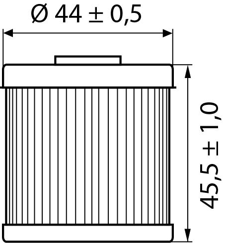 Hi-Q Ölfilter Einsatz OF154 für Husqvarna/SWM von Hi-Q