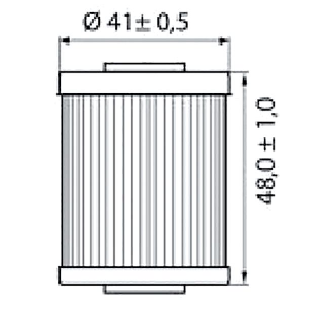 Hi-Q Ölfilter Einsatz OF651 für KTM/Husqvarna... von Hi-Q