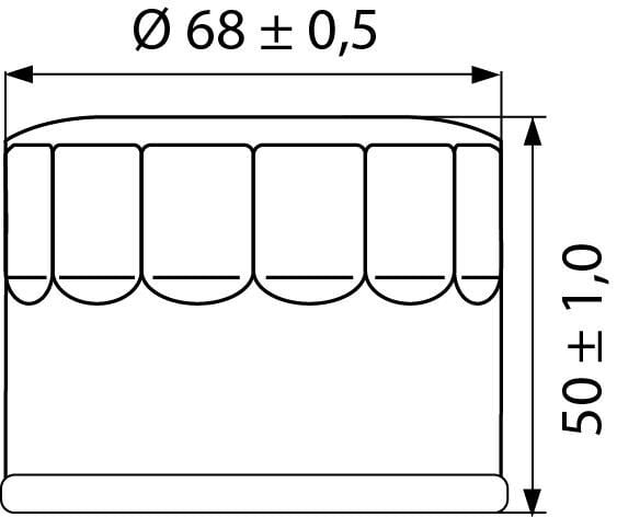 Hi-Q Ölfilter Patrone OF147 für Yamaha/Kymco von Hi-Q