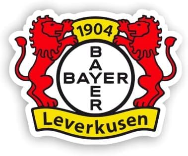 Hicsticayt Bayer Leverkusen Sticker, Aufkleber, Doppelpack, mehrere Größen Einschließlich 2-teilig (10cm) von Hicsticayt