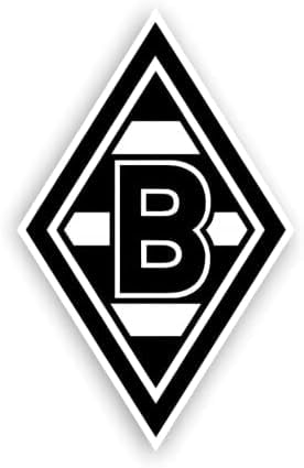 Hicsticayt Borussia M'Gladbach Sticker, Aufkleber, Doppelpack, mehrere Größen (10cm) von Hicsticayt