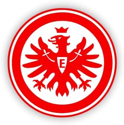 Hicsticayt Eintracht Francfort Sticker, Aufkleber, Doppelpack, mehrere Größen (10cm) von Hicsticayt