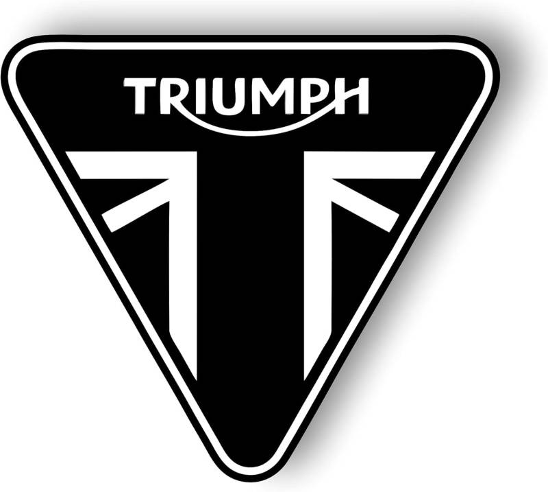 Hicsticayt Triumph Sticker, Aufkleber, Doppelpack, mehrere Größen Einschließlich 2-teilig (10cm) von Hicsticayt