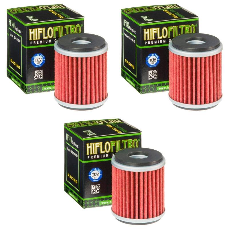 Hiflo 3x Ölfilter TE 125 4T 2011-2013 HF140 von HifloFiltro