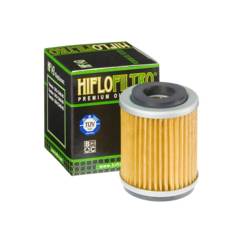 Ã-lfilter Hiflofiltro Motorrad Yamaha 125 SR 1982 bis 2002 HF143 Neuware von HifloFiltro