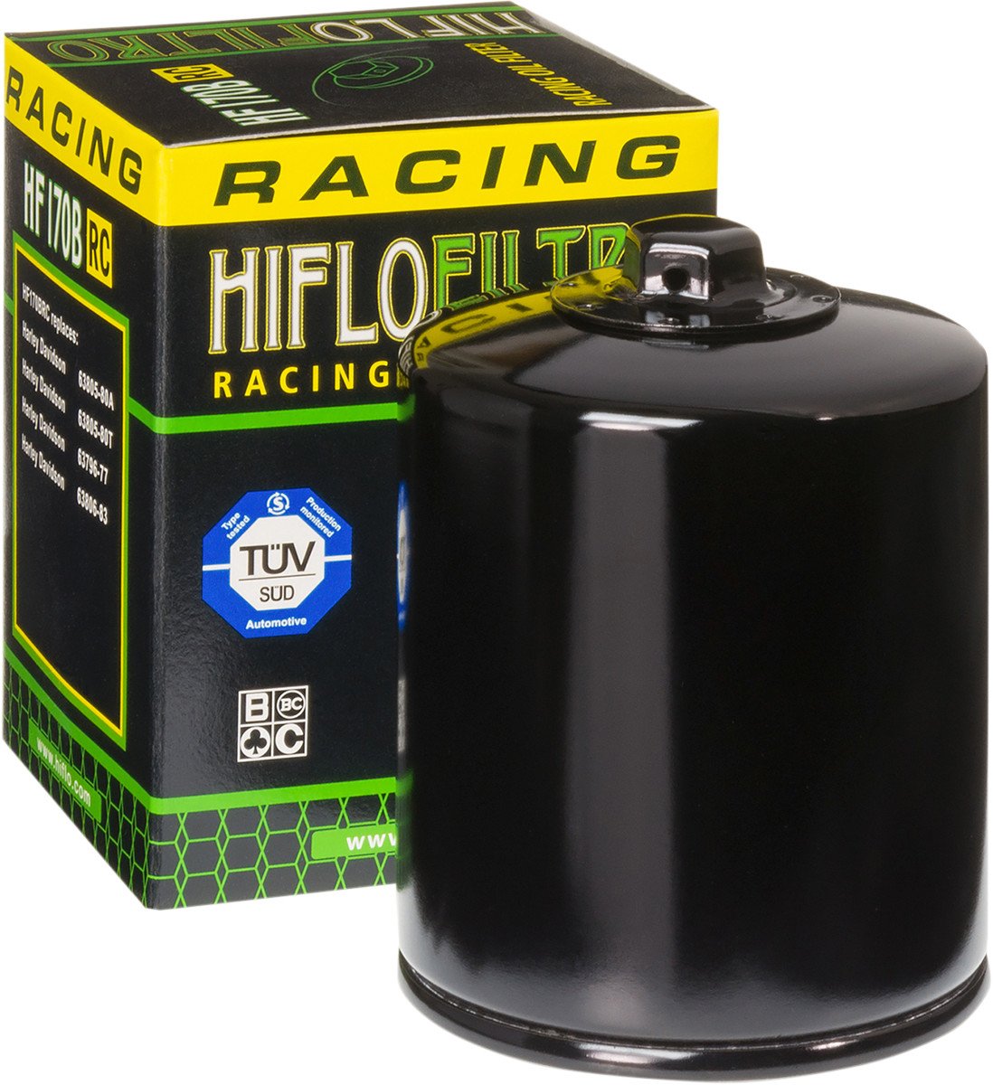 HiFloFiltro HF170BRC Black RC Hochleistungs-Ölfilter, 1 Stück von HifloFiltro