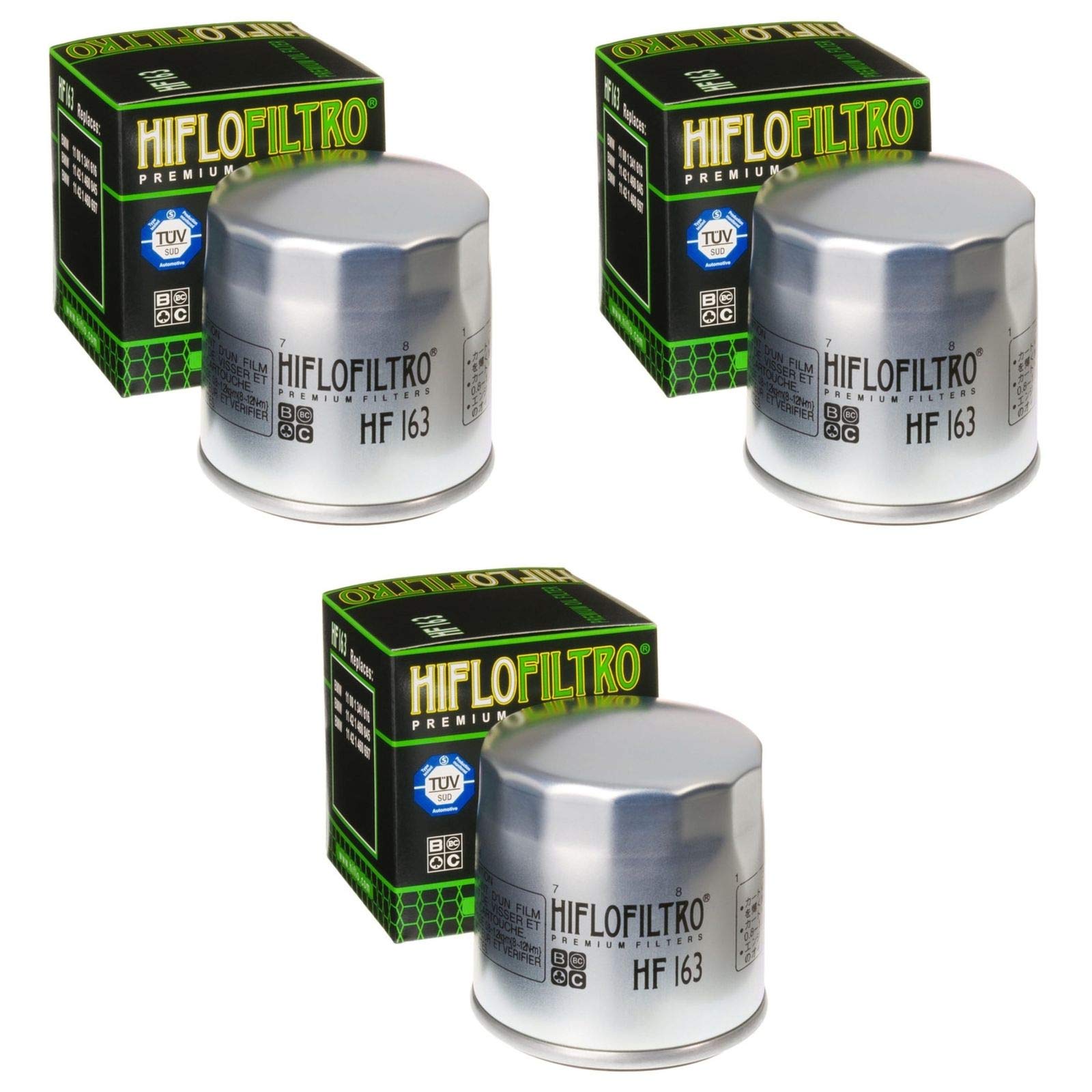 Hiflo 3x Ölfilter R 1100 S 1998-2005 HF163 von HifloFiltro