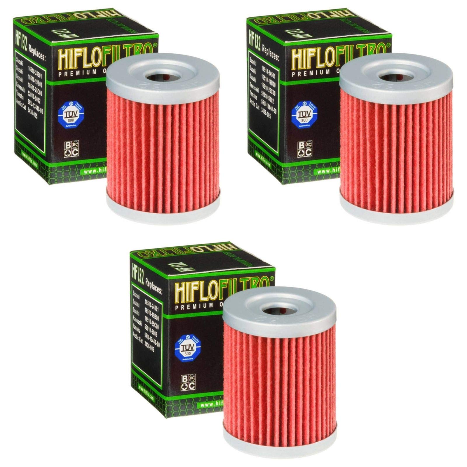 Hiflo 3x Ölfilter RV 125 Van Van 2003-2015 HF132 von HIFLO