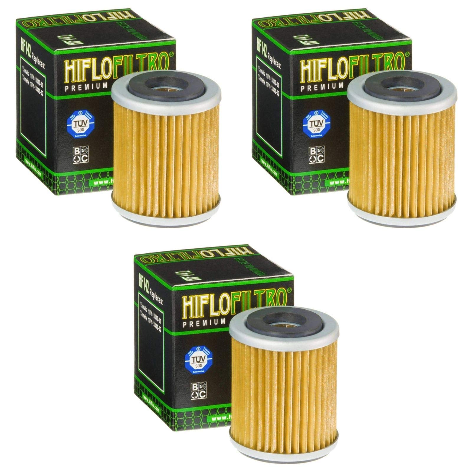 Hiflo 3x Ölfilter WR 400 F 1998-2002 HF142 von HifloFiltro