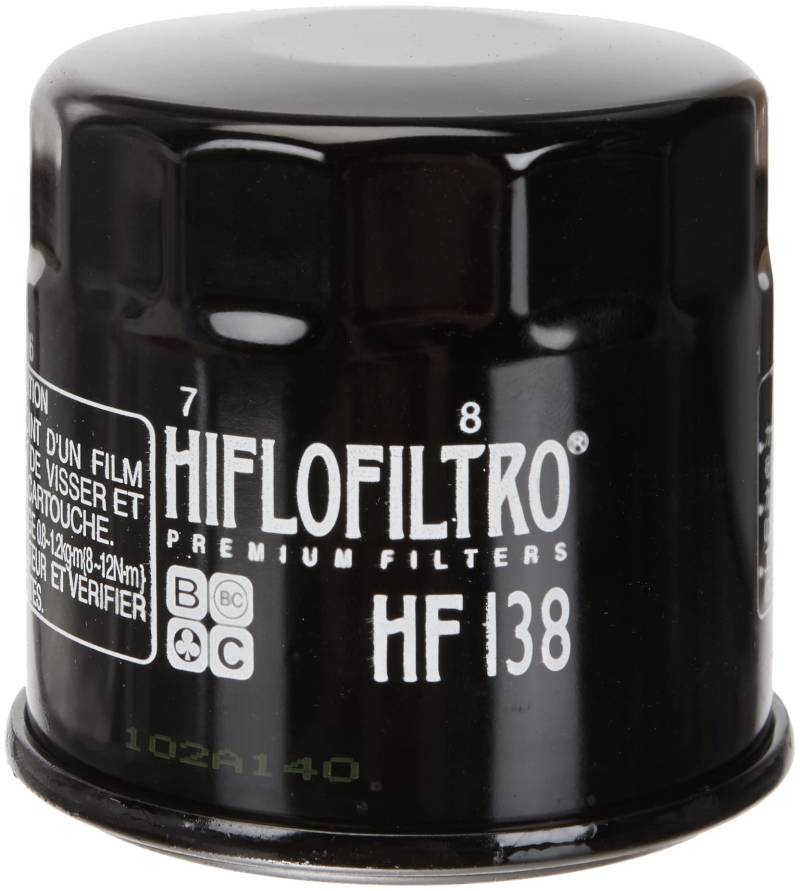 HIFLO Ölfilter HF138 Suzuki, schwarz von HifloFiltro