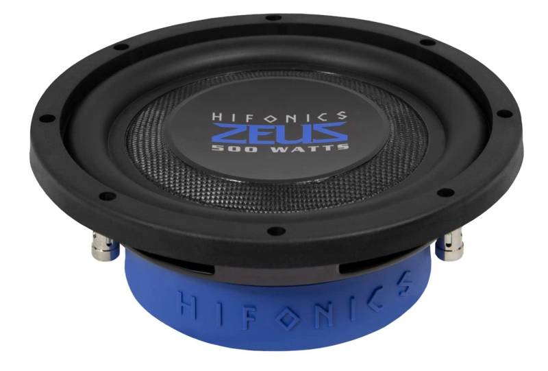 HIFONICS ZST-8D4 Zeus Flat Woofer Subwoofer 20 cm Flacher Subwoofer 500 Watt von Hifonics