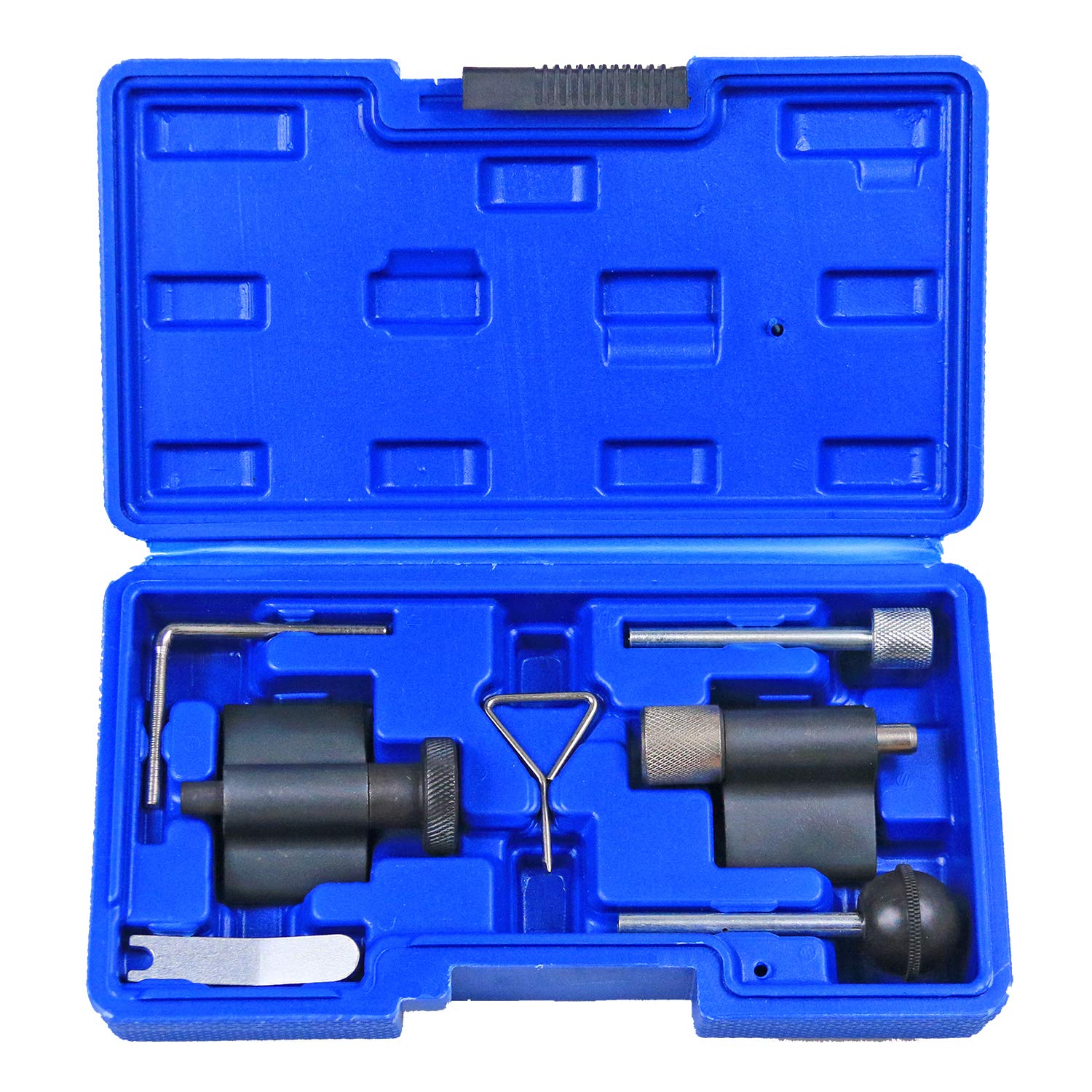 Highking Tool 7tlg Zahnriemen Wechsel Werkzeug Set Einstellwerkzeug Nockwellenw Arretierwerkzeug SDI TDI 1.2, 1.4, 1.6, 1.9, 2.0 von Highking Tool