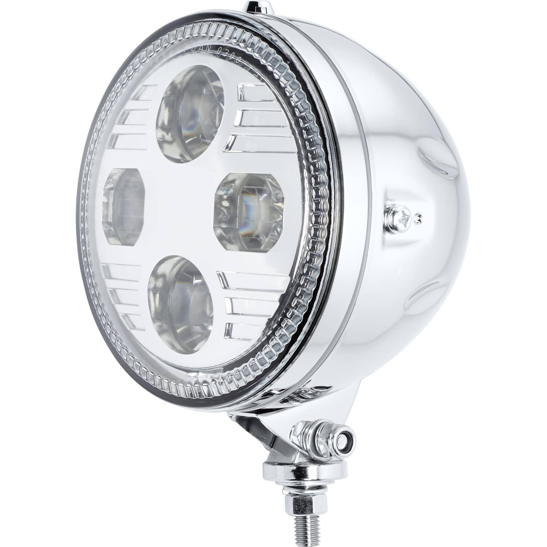 Highsider Atlanta LED Hauptscheinwerfer 145 mm unten chrom von Highsider