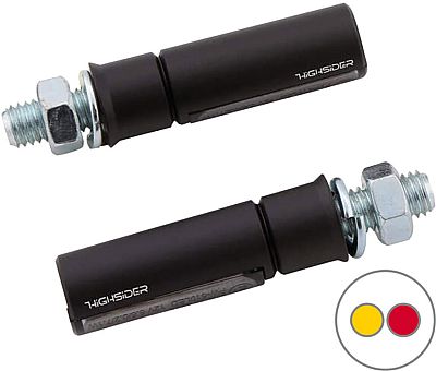 Highsider Conero, LED 3in1 Rückleuchte/Blinker - Schwarz/Schwarz von Highsider