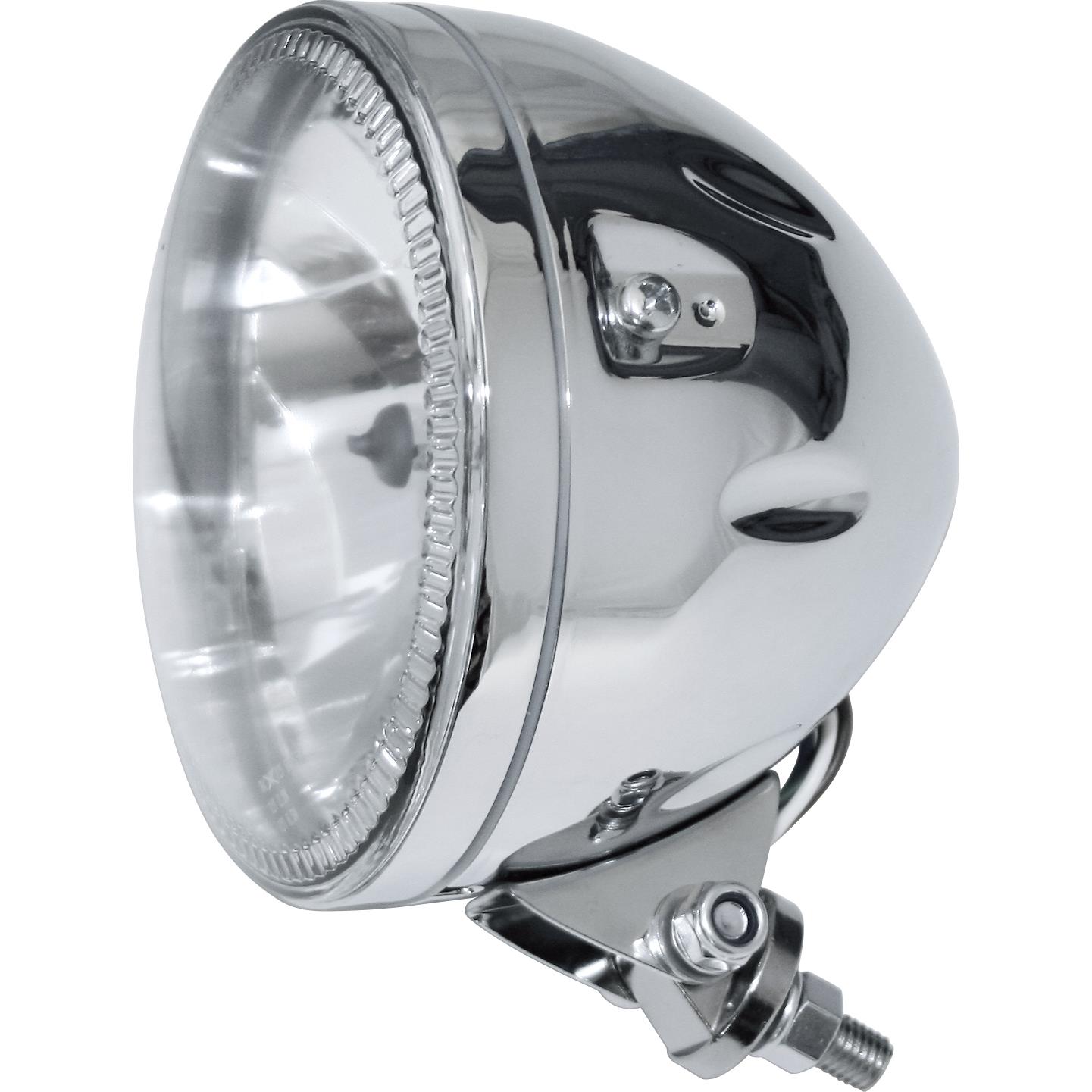 Highsider H4 Hauptscheinwerfer Ø145mm mit LED Skyline chrom unten von Highsider