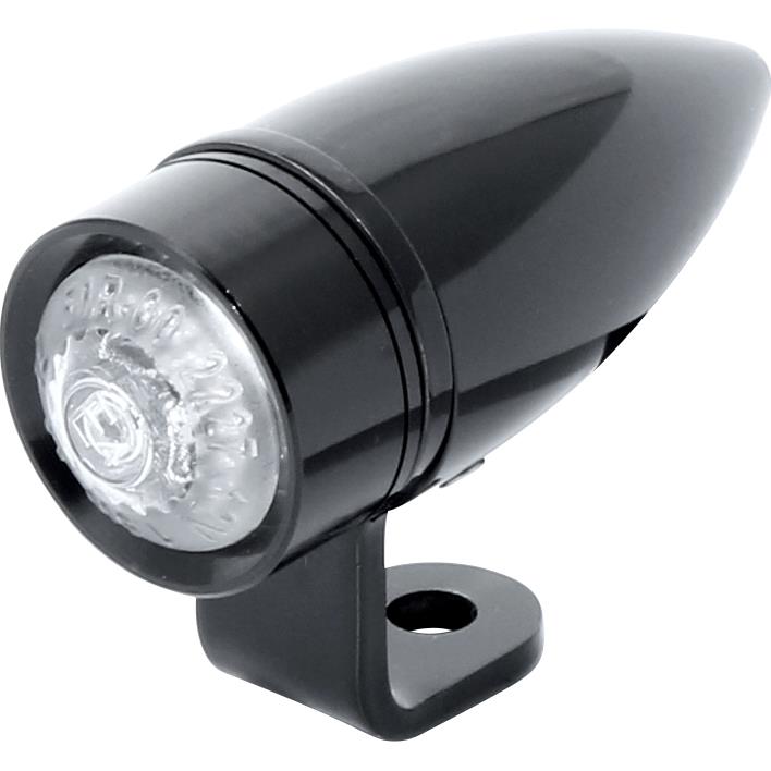 Highsider LED Alu Rücklicht Mono Ø18mm mit Halter schwarz von Highsider