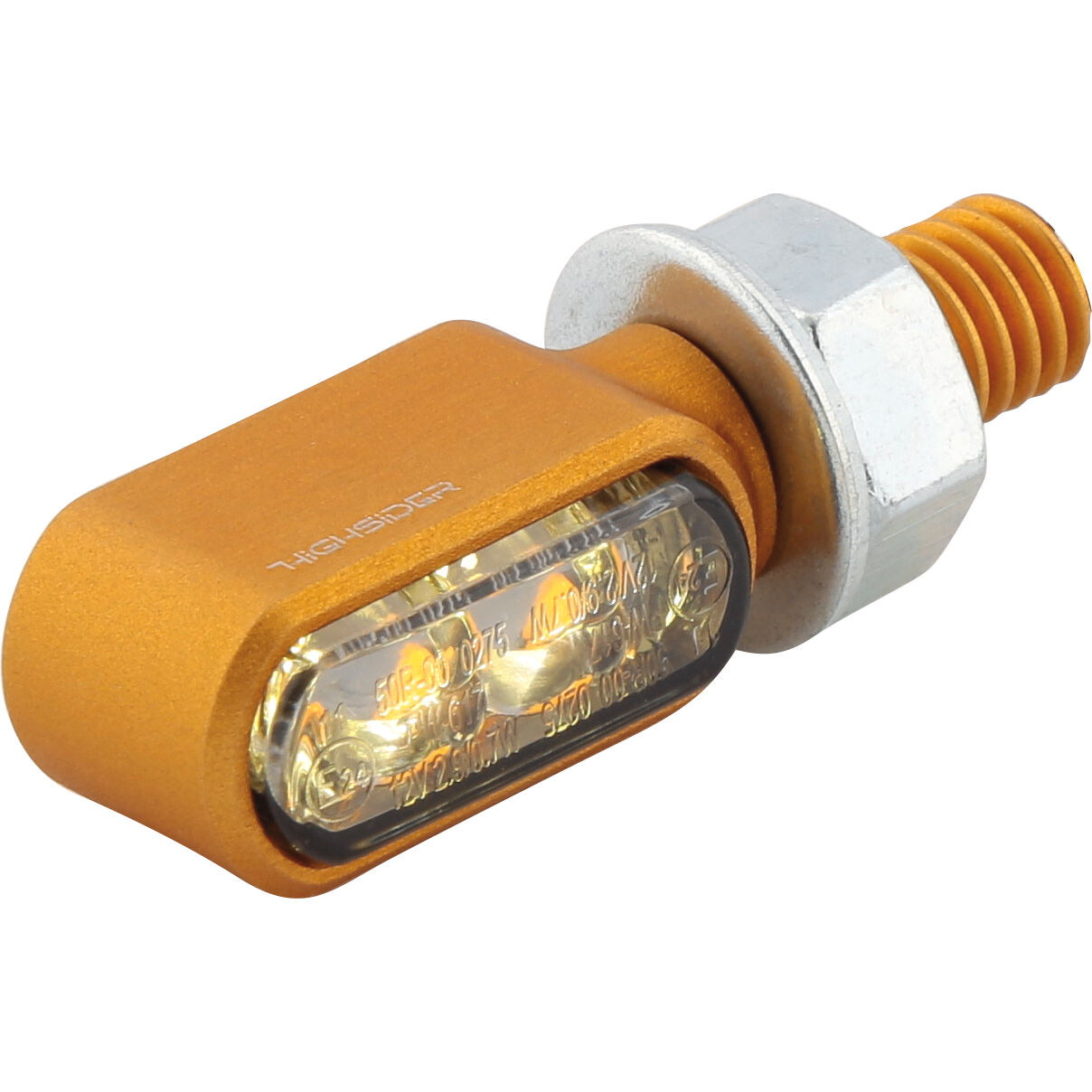 Highsider LED Blinker-/Positionslichtpaar Little Bronx M8 gold von Highsider