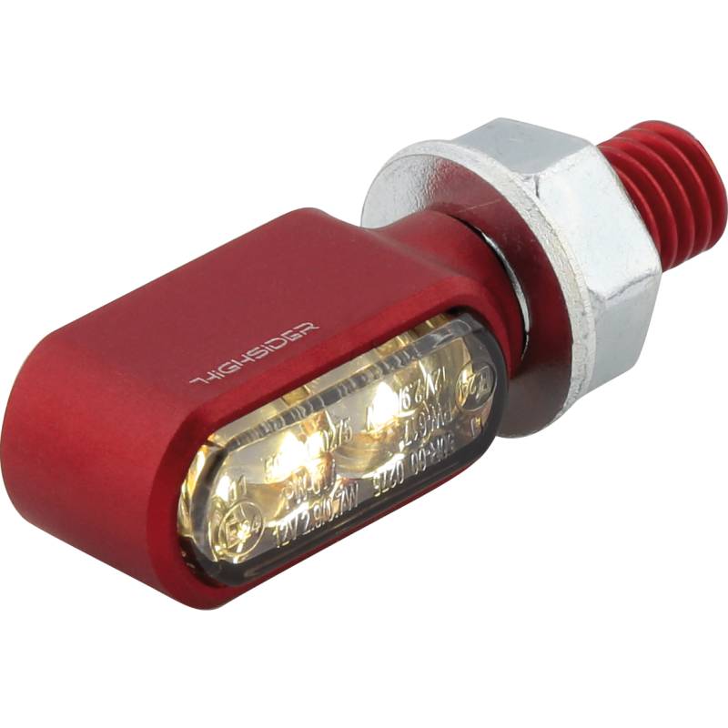 Highsider LED Blinker-/Positionslichtpaar Little Bronx M8 rot von Highsider