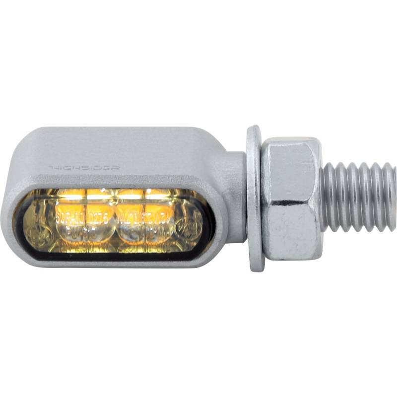 Highsider LED Blinker-/Positionslichtpaar Little Bronx M8 silber von Highsider