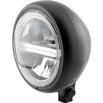 Highsider LED Hauptscheinwerfer mit TFL RenoT6 Ø165mm unten schwarz von Highsider