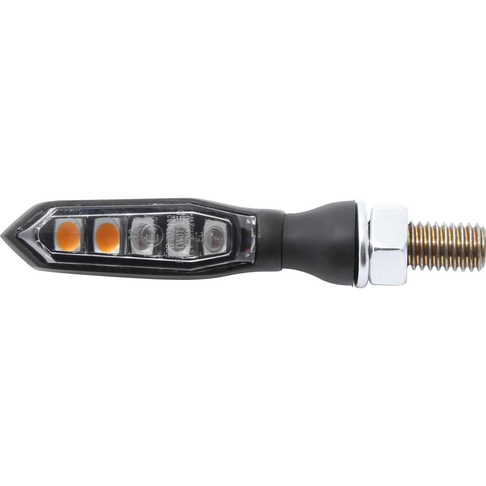 Highsider LED Metall Rücklicht/Blinkerpaar Sonic-X1 M8 getöntes Glas von Highsider