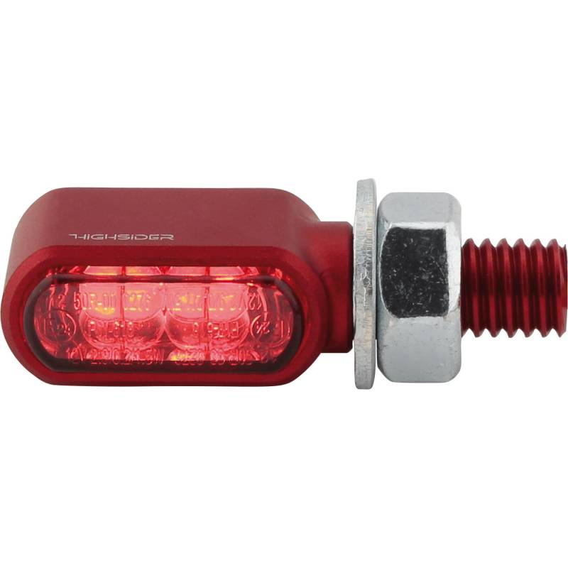 Highsider LED Rücklicht-/Blinkerpaar Little Bronx M8 rot von Highsider