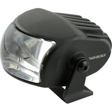 Highsider LED Scheinwerfer Alu Comet low = Abblendscheinwerfer schwarz von Highsider