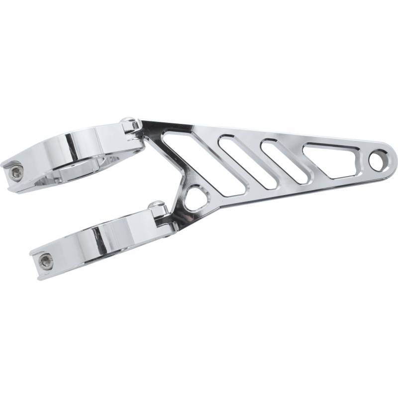 Highsider Lampenhalter Alu Vario lang für 38-41 mm Gabel chrom von Highsider