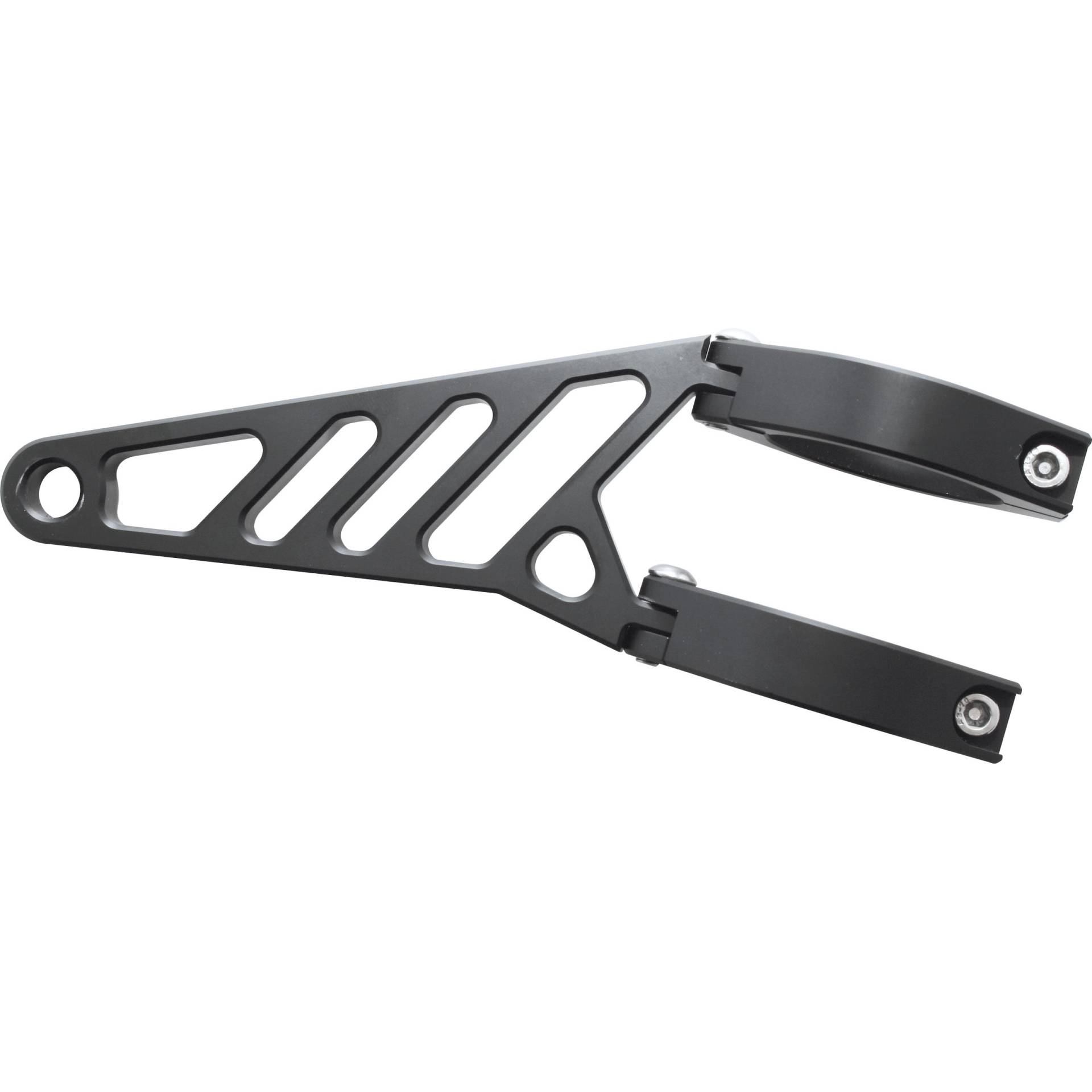 Highsider Lampenhalter Alu Vario lang für 38-41 mm Gabel schwarz von Highsider