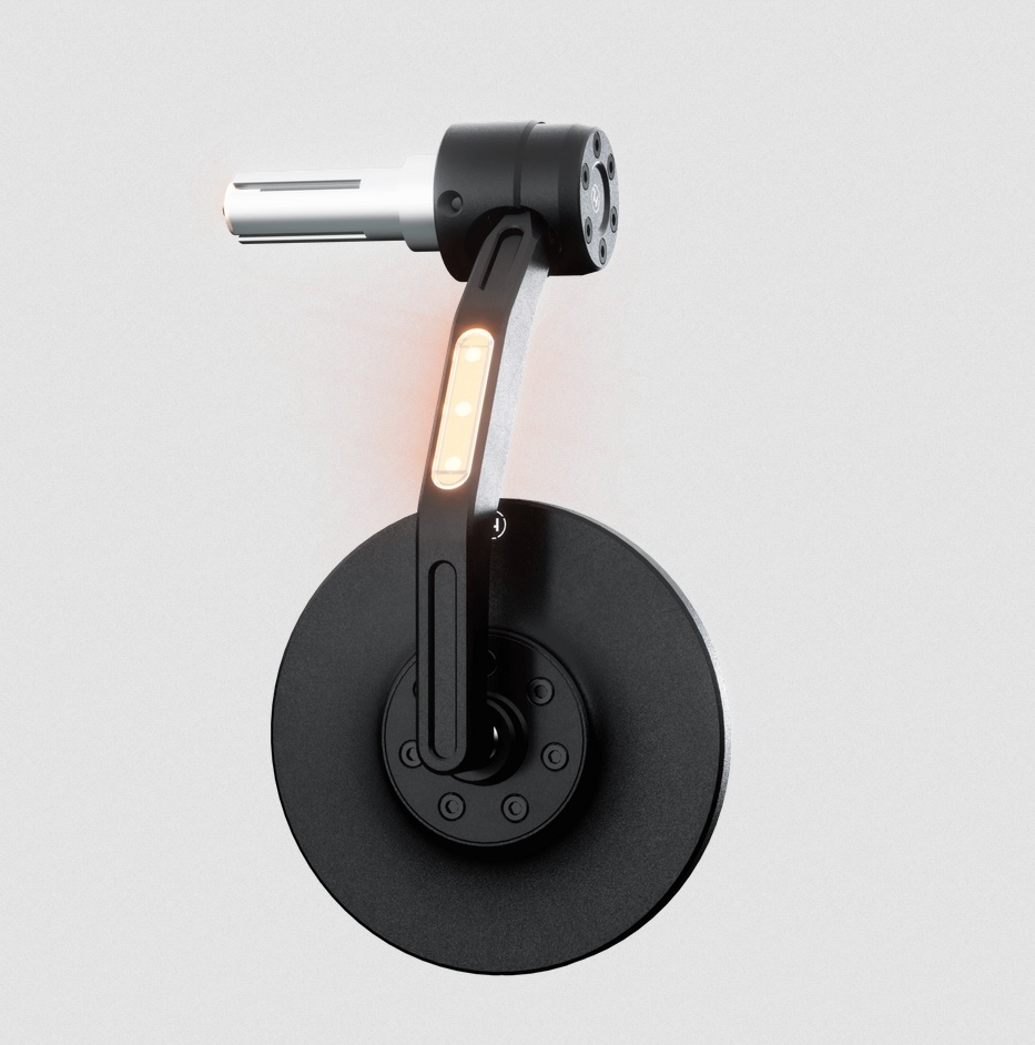 Highsider Lenkerendenspiegel +LED Blinker integriert CONERO Edition BLACK universal, Alu, e-geprüft von Highsider