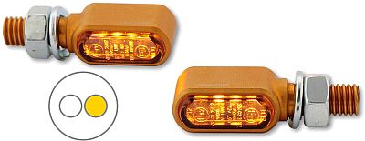 Highsider Little Bronx, LED Blinker/Positionslicht - Gold von Highsider