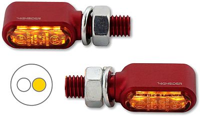 Highsider Little Bronx, LED Blinker/Positionslicht - Rot von Highsider