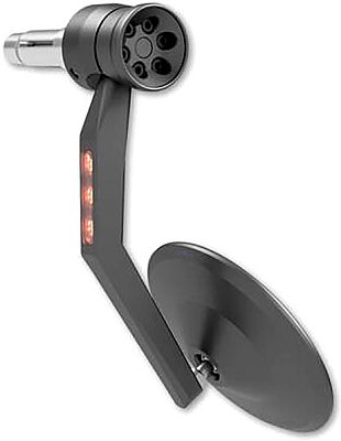 Highsider Montana Rim, Lenkerendenspiegel m. LED Blinker - Schwarz von Highsider