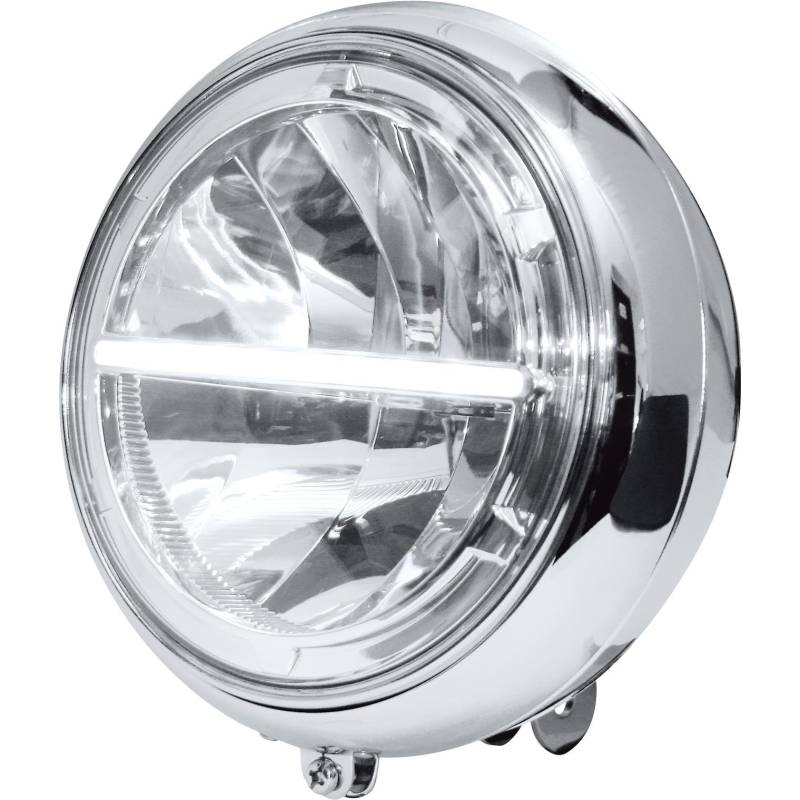 Highsider Voyage LED Hauptscheinwerfer 205 mm unten chrom von Highsider