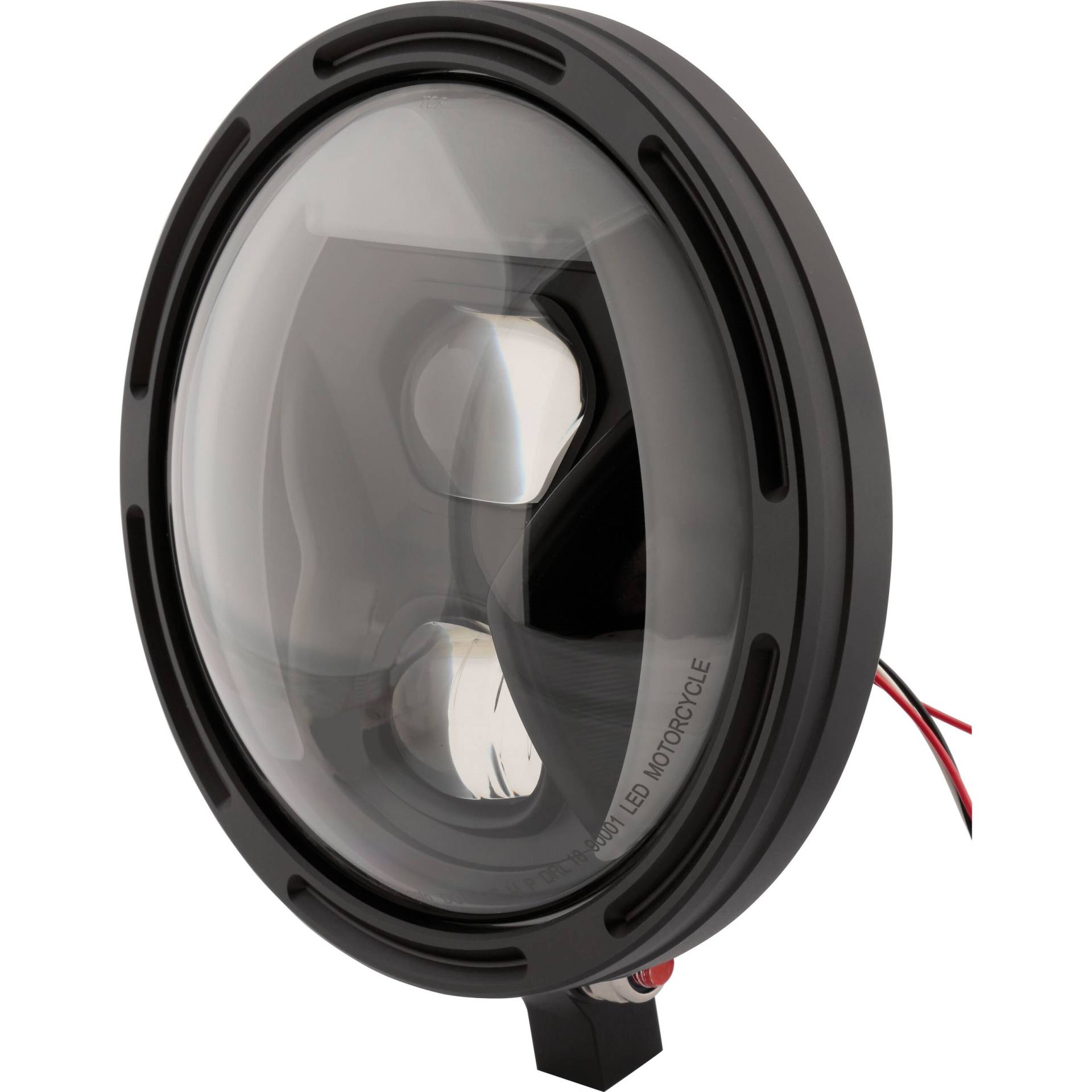 Highsider LED Hauptscheinwerfer Frame-R1 Typ 8 Ø200mm unten schwarz von Highsider