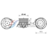 Elektromotor, Innenraumgebläse HIGHWAY ME8287 von Highway Automotive