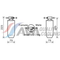 Trockner, Klimaanlage HIGHWAY VLD023 von Highway Automotive