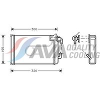 Wärmetauscher, Innenraumheizung HIGHWAY IV6013 von Highway Automotive