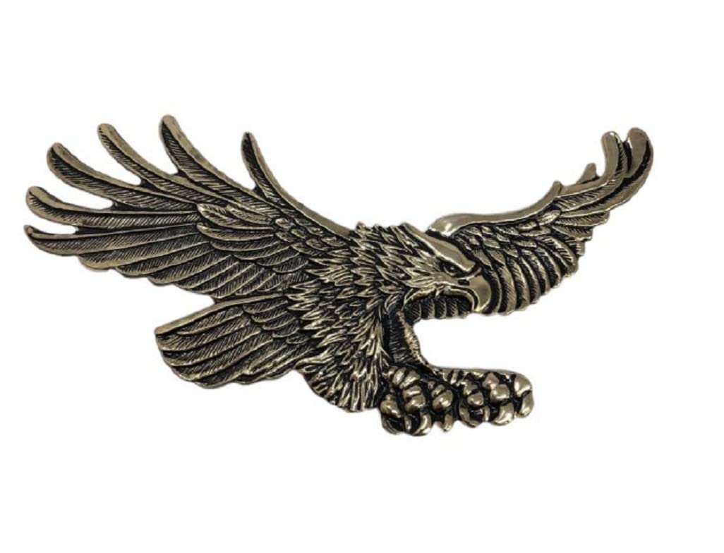 Highway Hawk Adler Selbstklebend Emblem Messing (S) von Highway Hawk