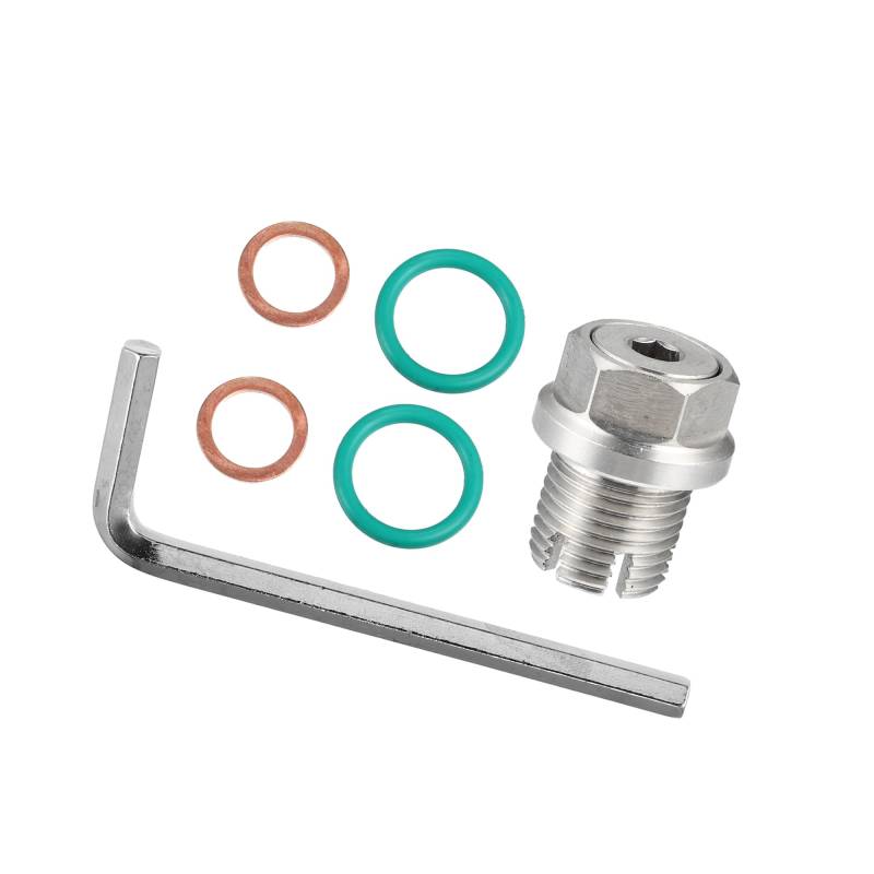 Hihaha 1 Set M16,1-1,5 x 15 mm Auto Oversize Huckepack-Ölablassschrauben-Set, langlebiges Material von Hihaha