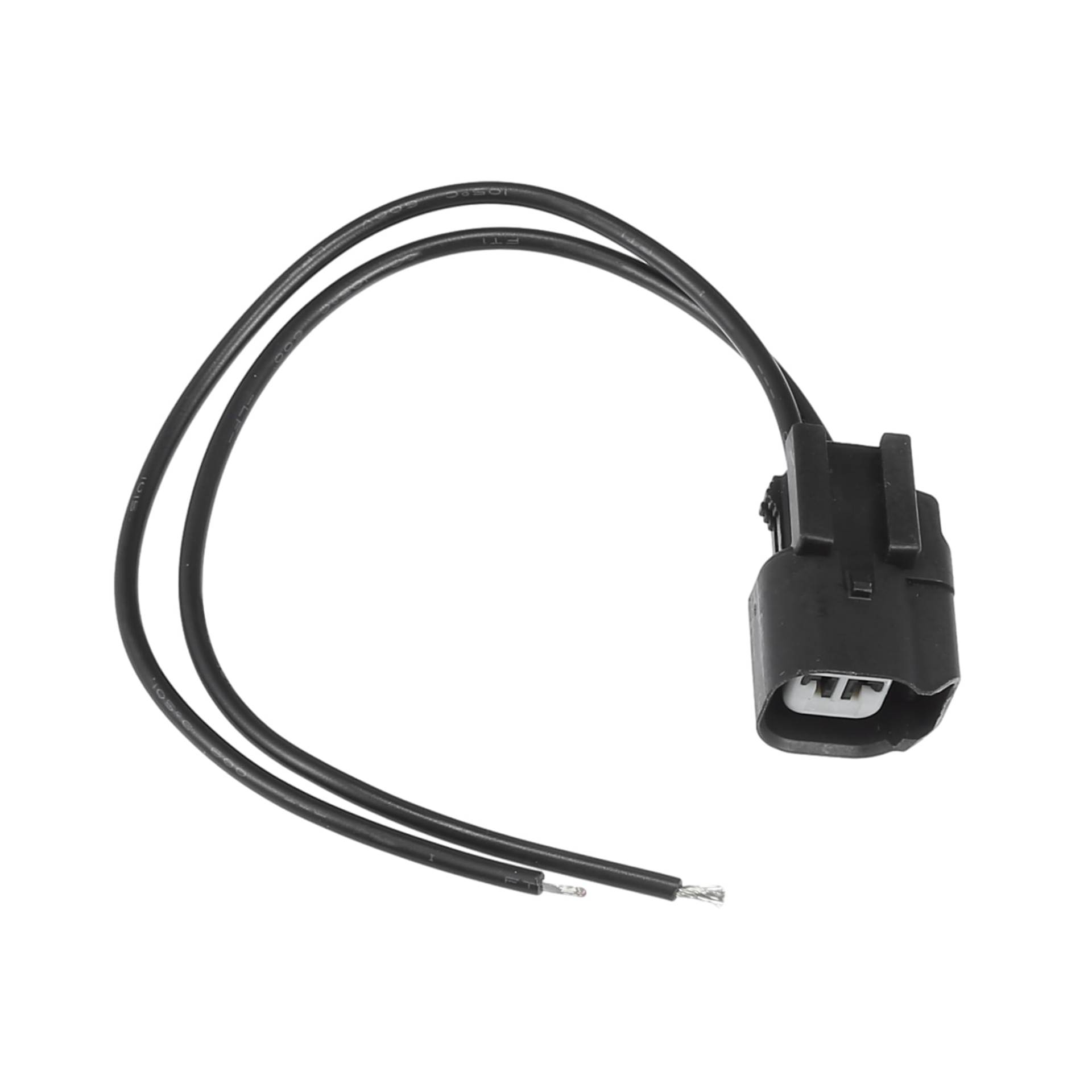 Hihaha 2-poliger Lichtmaschinenstecker Pigtail-Kabelbaum für Dodg Ram 1500 2500 3500 4500 5500 / Innen/Robustes Metall / 1 Stück Schwarz von Hihaha