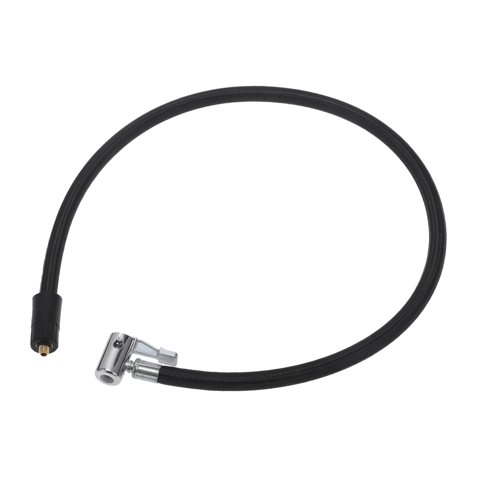 Hihaha Reifenfüller Verlängerungsschlauch Luftkompressor Verlängerungsschlauch Adapter Reifenventil für Auto Motorrad Fahrrad Langlebiges Nylon 70cm M6x1.0 16mm OD Schwarz < von Hihaha