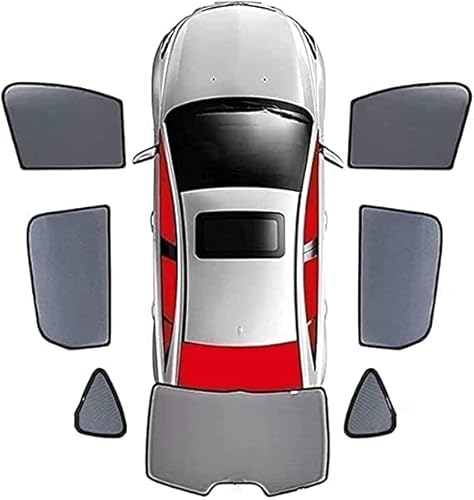 Auto Seitenfenster Sonnenschutz für Chevrolet Orlando 2018-2022, Auto Sonnenblende Fenster Windschutzscheibe Abdeckung Vorhang Jalousie Atmungsaktives Schutzabdeckung,7pcs~wholecar von Hilcar