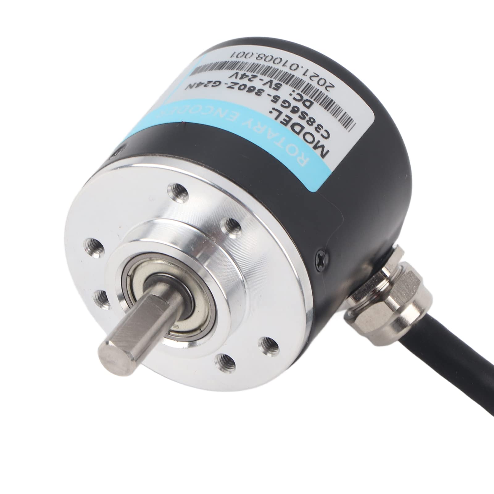 ABZ Dreiphasen-Encoder Photoelektrischer Encoder DC 5-24 V 3000-6000 U/min Vollwellen-Encoder für den Bereich Auto Engineering(360HZ) von Hililand