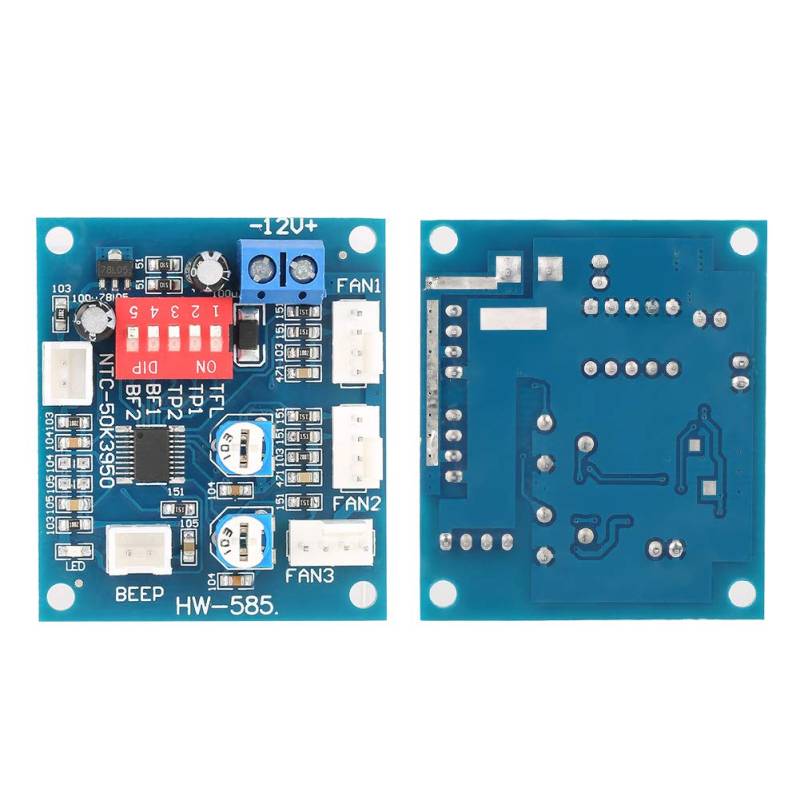 DC12V Reglermodul für PWM-Lüfterdrehzahlregler 4-Draht-Thermostat zur Temperaturregelung für PC von Hilitand