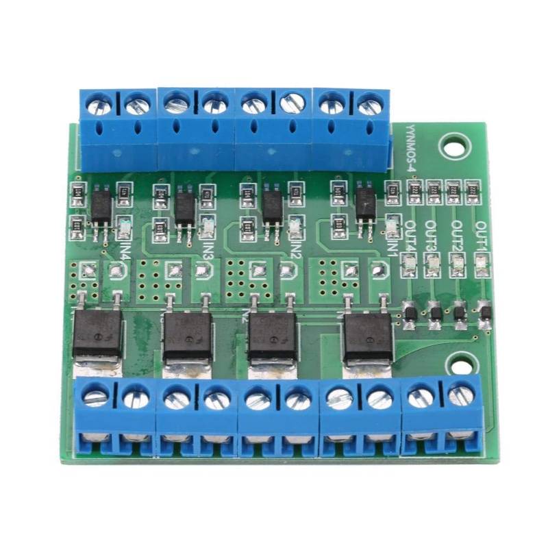 Digital Verstärker Amplifier Board PWM 3-20V bis 3,7-27VDC 10A 4-Kanal-Treibermodul SPS-Verstärkerplatine von Hilitand