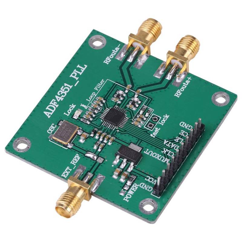 Entwicklungsboard, Frequenzsynthesizer, 35M-4.4GHz RF Signalquelle Phase Locking Loop Frequenzsynthesizer ADF4351 Entwicklungsboard von Hilitand